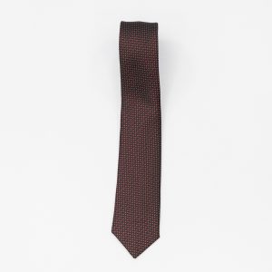 Cravata neagra cu picatele